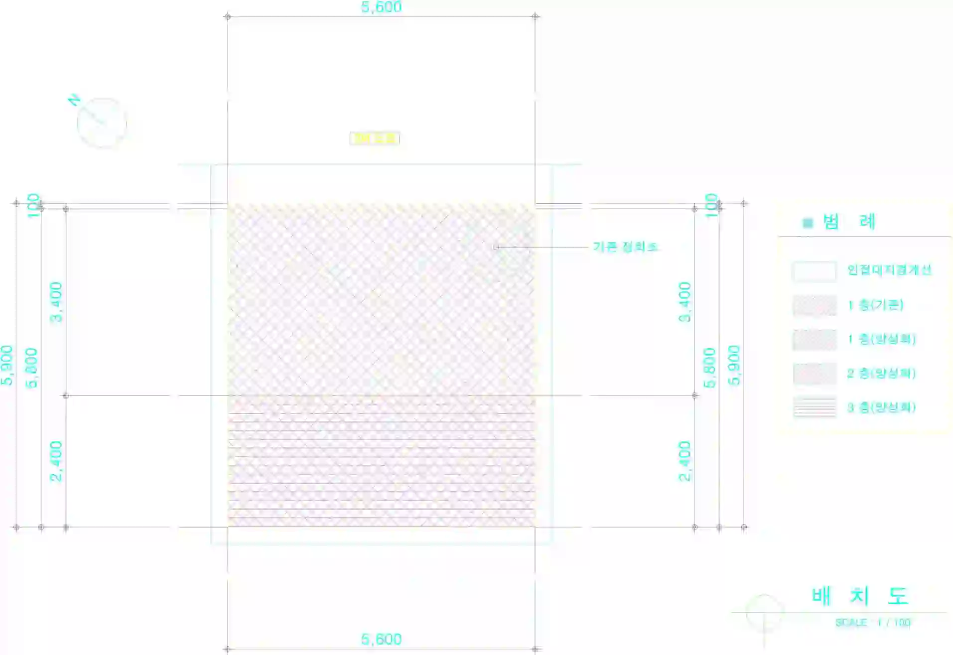 서동 302-775 배치도 이미지